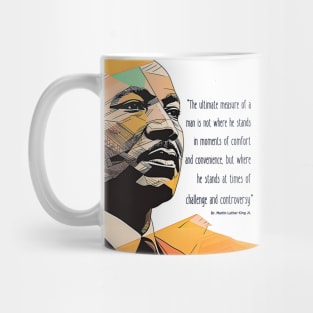 Dr. Martin Luther King Jr. 1: Martin Luther King Day on a light (Knocked Out) background Mug